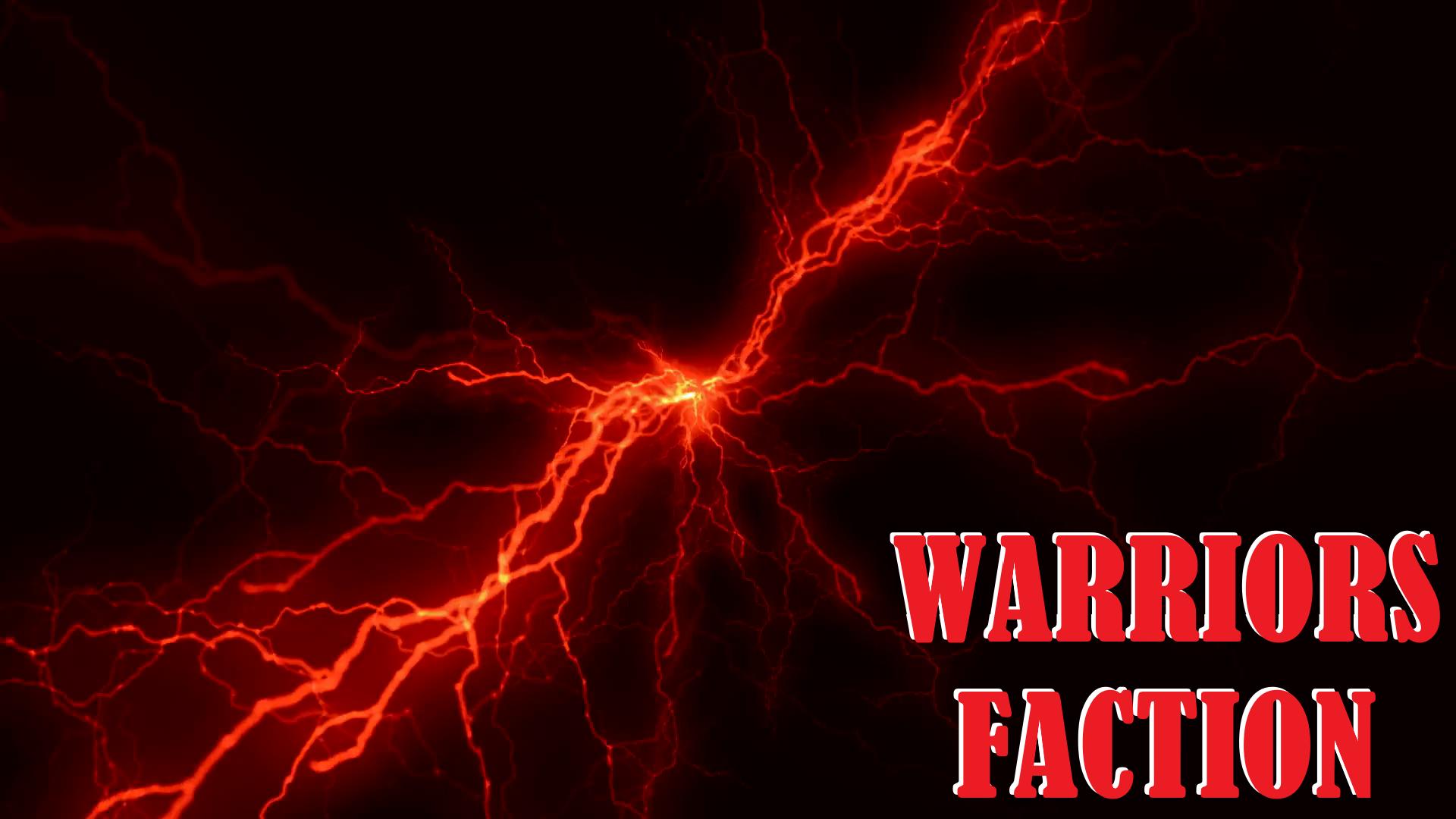 Discovery splash banner for WARRIORS FACTION Discord server