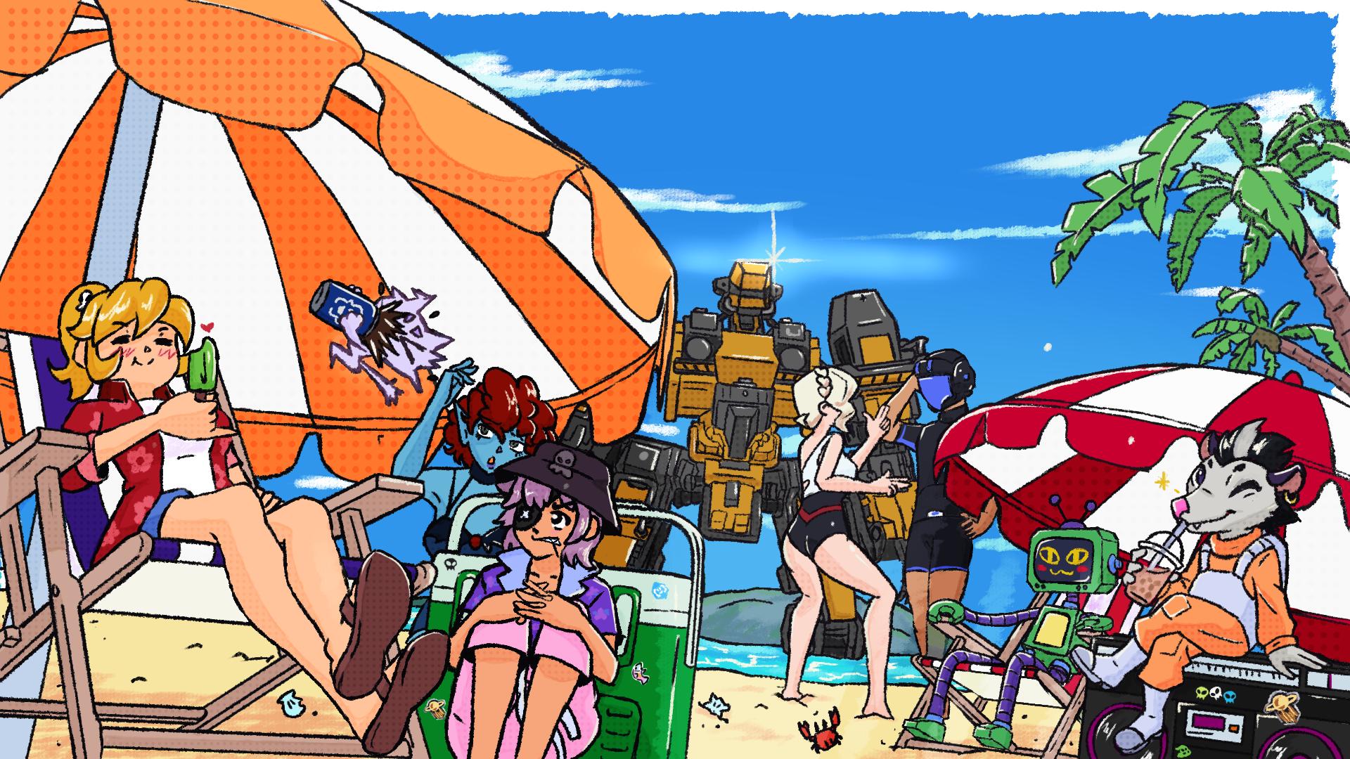 Discovery splash banner for Brace Yourself Games Discord server