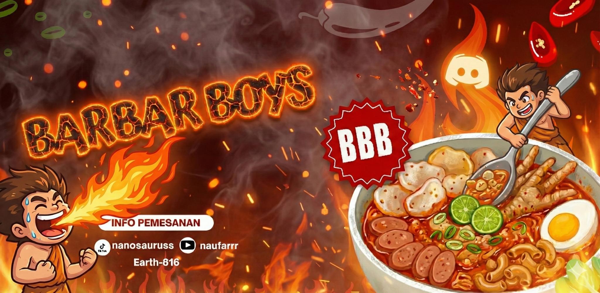 Discovery splash banner for Barbar Boys Discord server