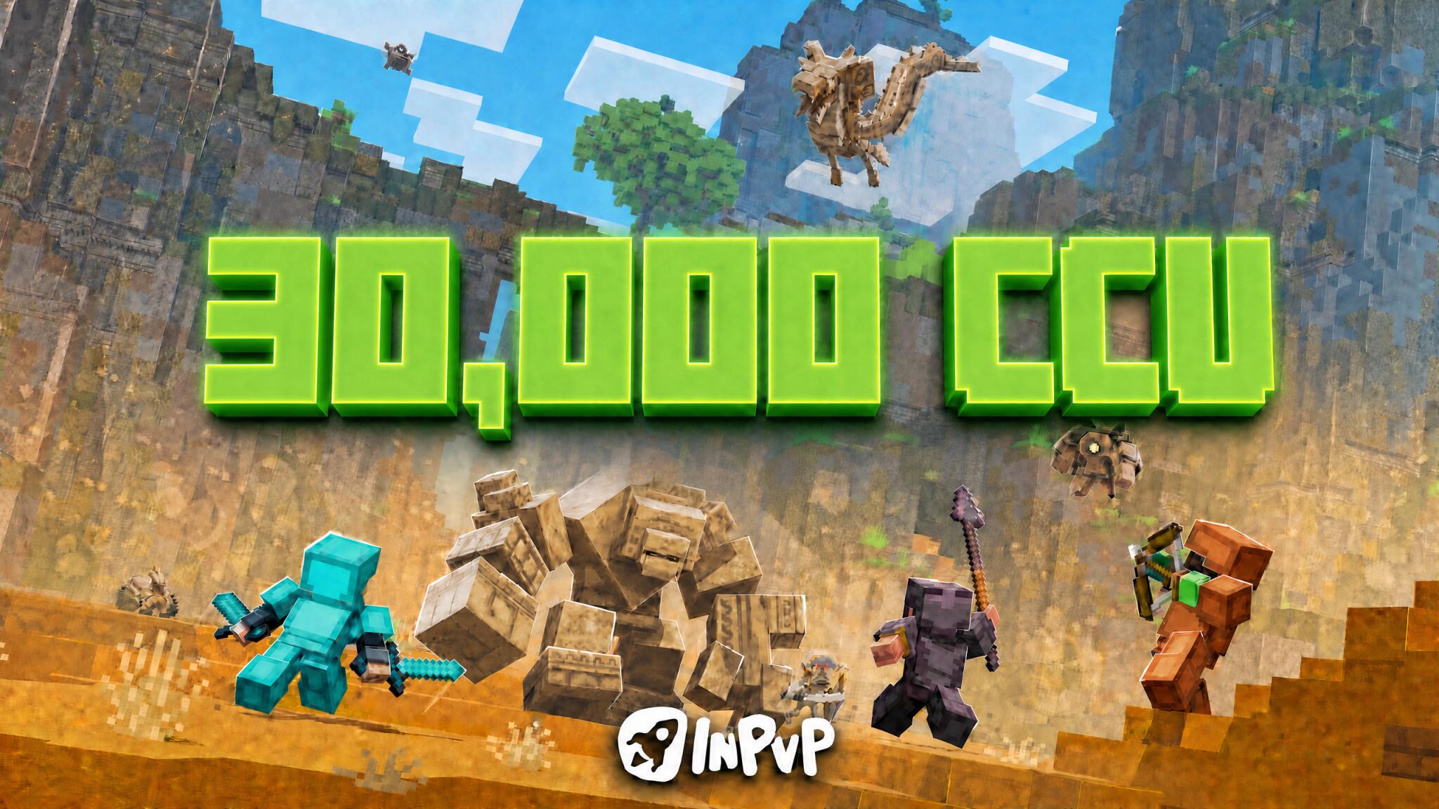 Discovery splash banner for InPvP Servers Discord server