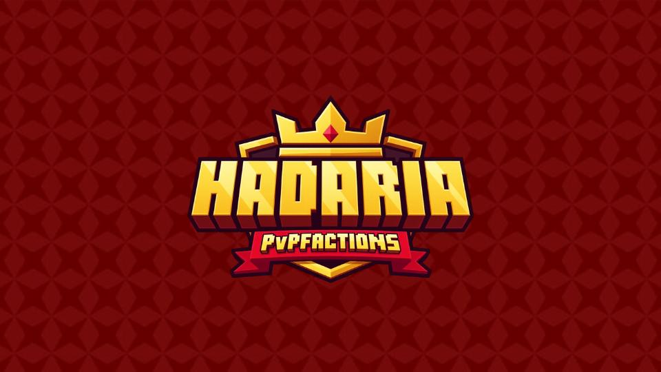 Discovery splash banner for Hadaria.fr 👑 PvP/Factions Discord server