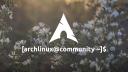 Discovery splash banner for Arch Linux Community Discord server