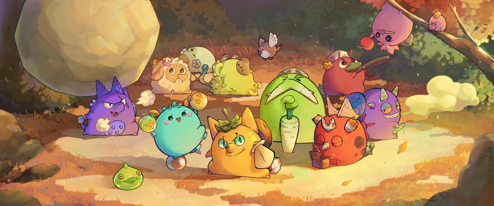 Discovery splash banner for Axie Infinity Discord server