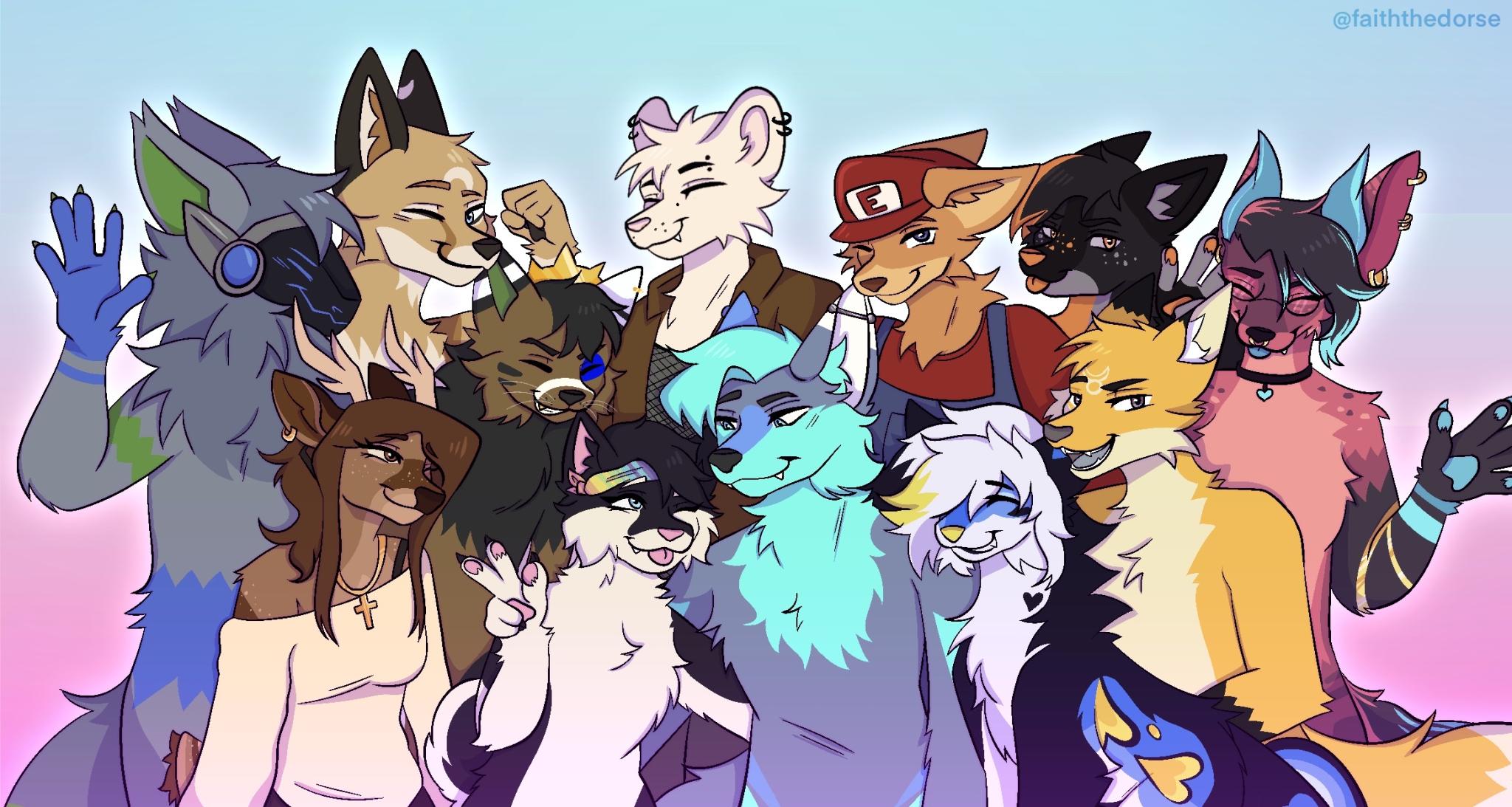 Discovery splash banner for The Furry Sanctuary Discord server
