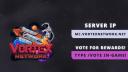 Discovery splash banner for Vortex Network Discord server