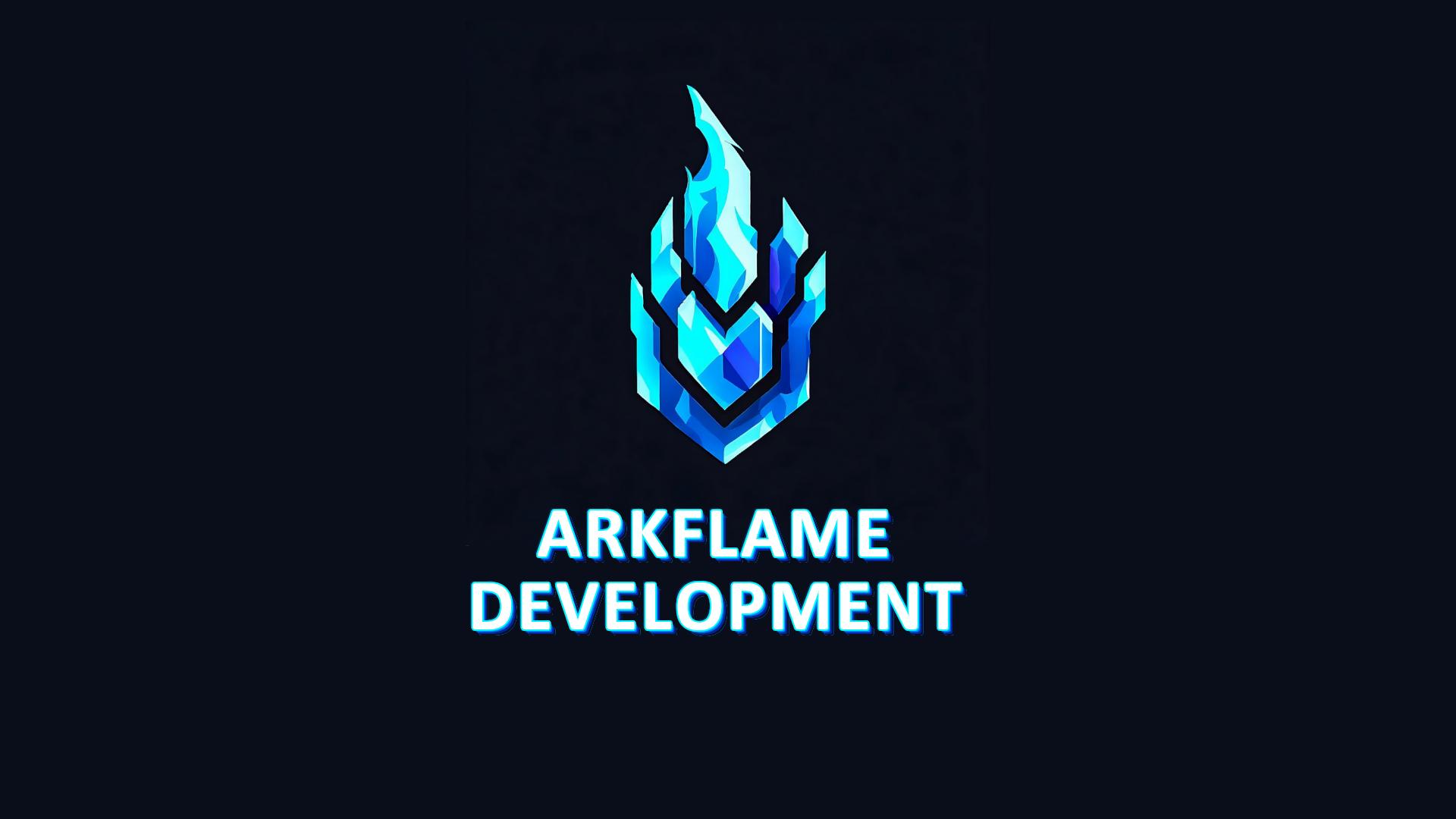 Discovery splash banner for ArkFlame Development Discord server