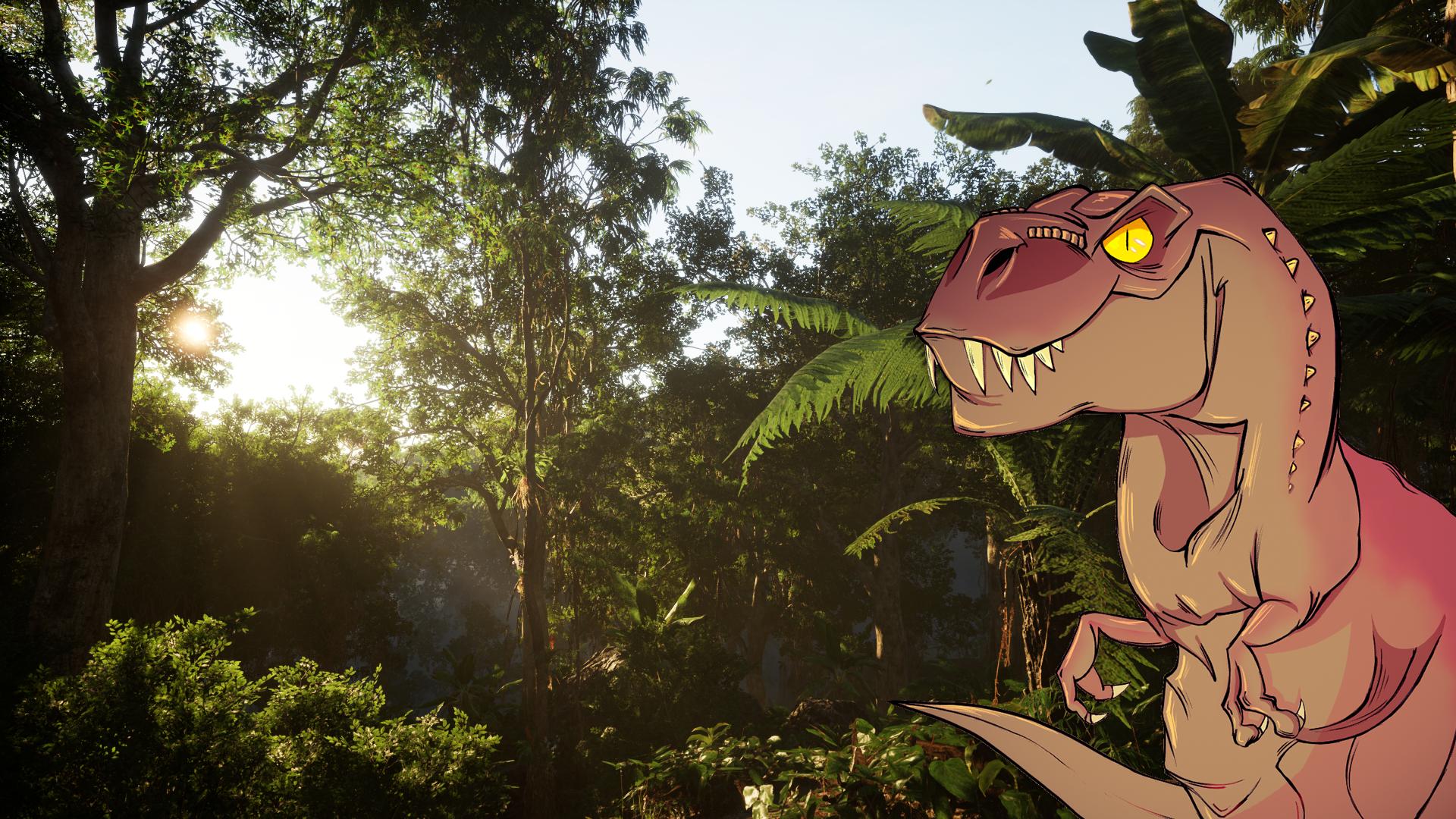 Discovery splash banner for The Isle Polska Discord server