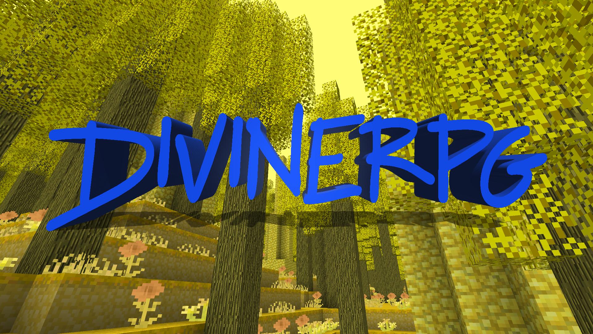 Discovery splash banner for DivineRPG Discord server