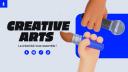 Discovery splash banner for Creative Arts Discord server