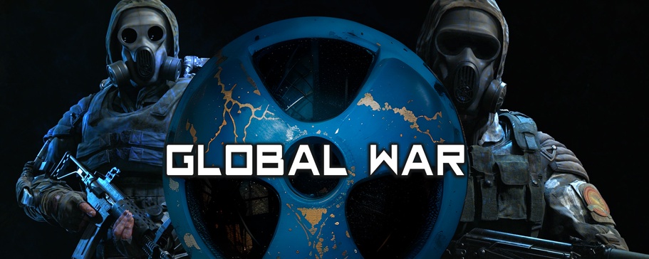 Discovery splash banner for GLOBAL WAR Discord server