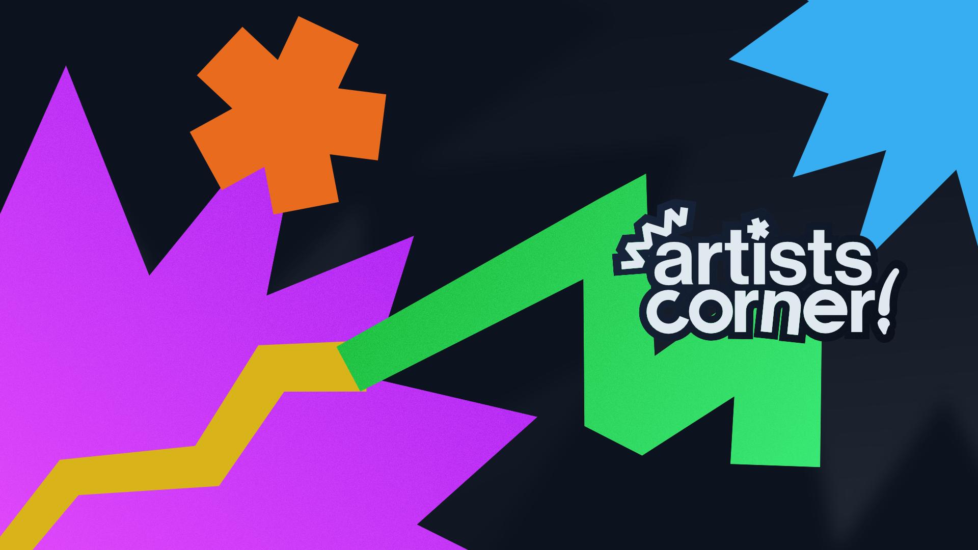 Discovery splash banner for πΎπβ¦ Artists Corner β¦ ππ Discord server