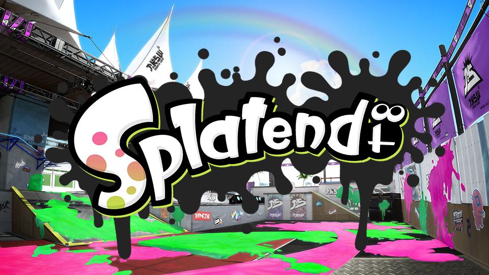 Discovery splash banner for belated Mommytendo™ (Splatoon 2 + Splatoon 3 + Splatoon Raiders + Nintendo Switch 2) Discord server