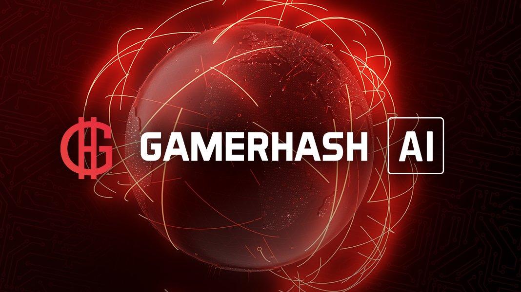 Discovery splash banner for GamerHash AI - Earn with your PC Discord server