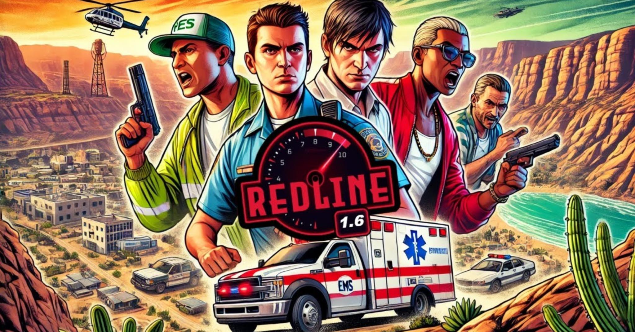 Discovery splash banner for REDLINE Discord server