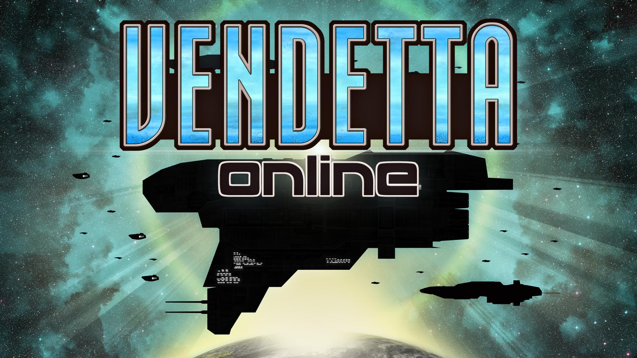 Discovery splash banner for Vendetta Online Discord server