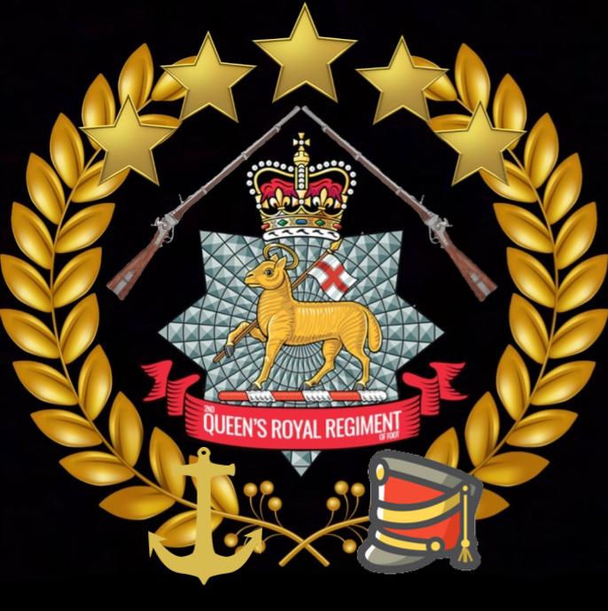 Discovery splash banner for Queen's Royal Regiment Discord server