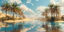 Discovery splash banner for 🌴 The Oasis 🌴 Discord server
