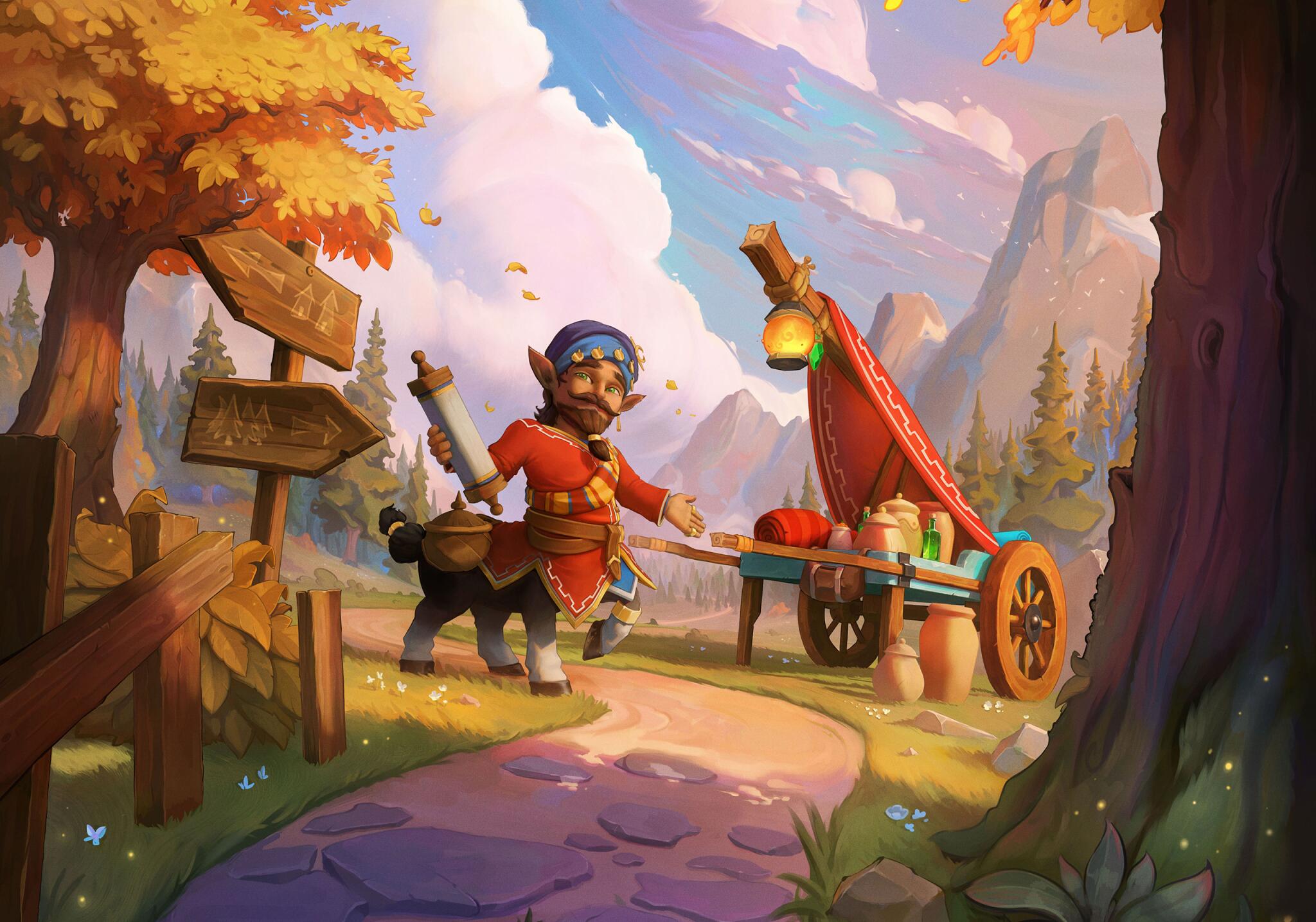 Discovery splash banner for Shop Titans Discord server