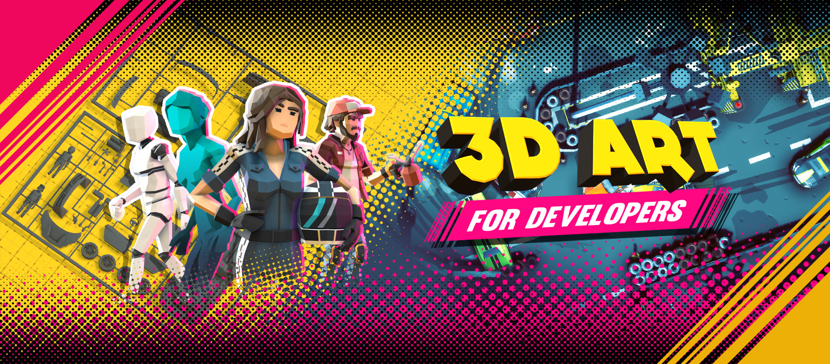 Discovery splash banner for Synty Studios Discord server