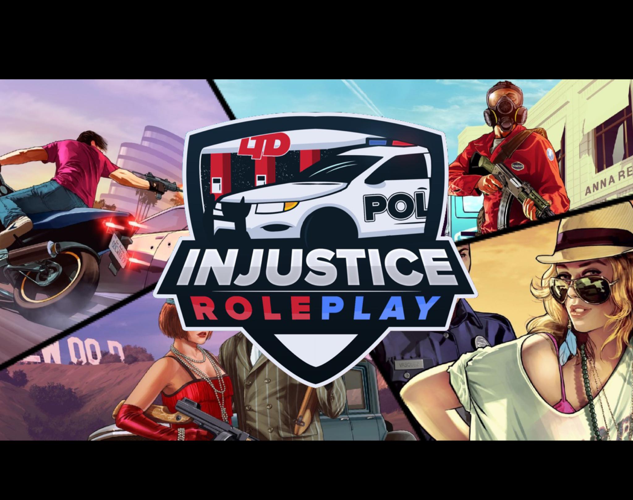 Discovery splash banner for InJustice RolePlay™ Discord server