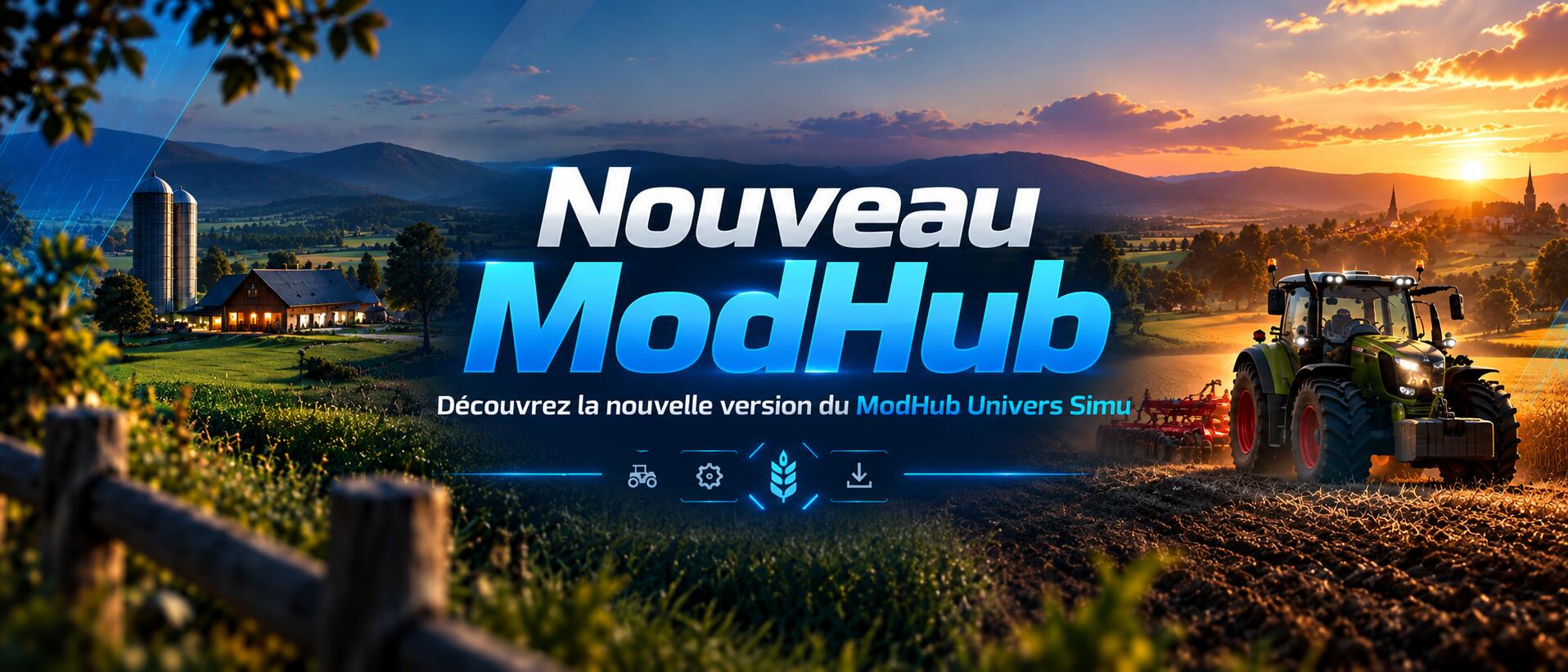 Discovery splash banner for Univers-Simu.com Discord server