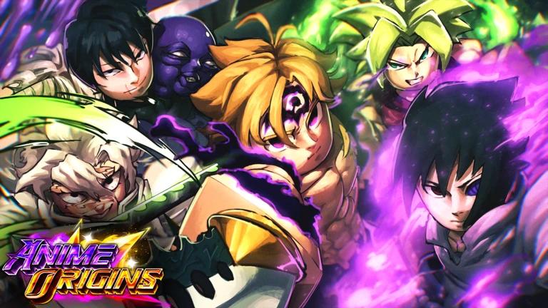 Discovery splash banner for Anime Origin; Roblox Discord server