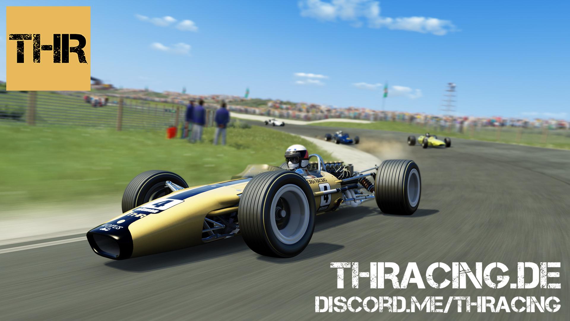 Discovery splash banner for THRacing Discord server