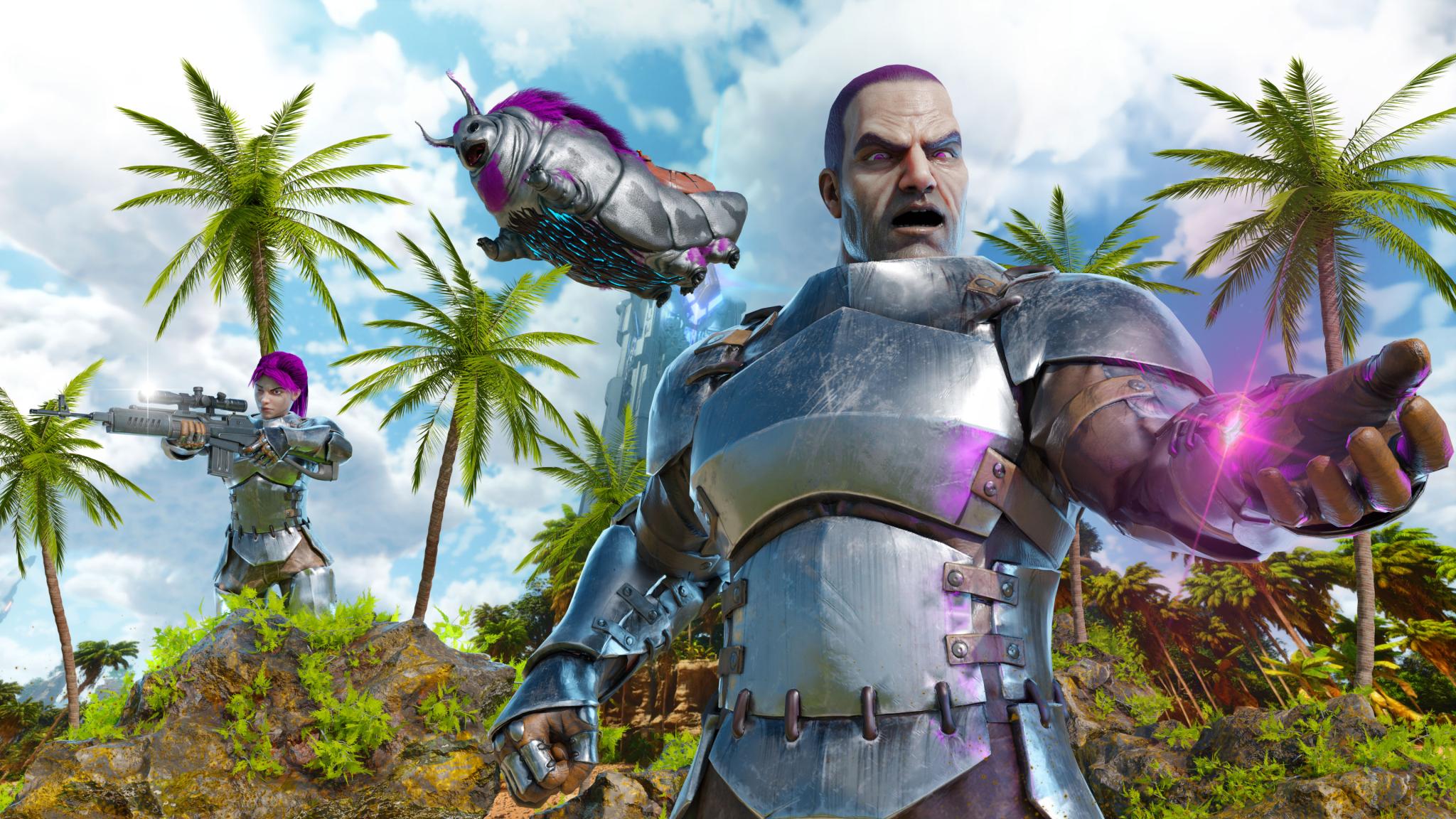 Discovery splash banner for NOX Ark x10 NoWipe ┃ ASE Discord server