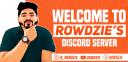 Discovery splash banner for ROWDZIE Discord server