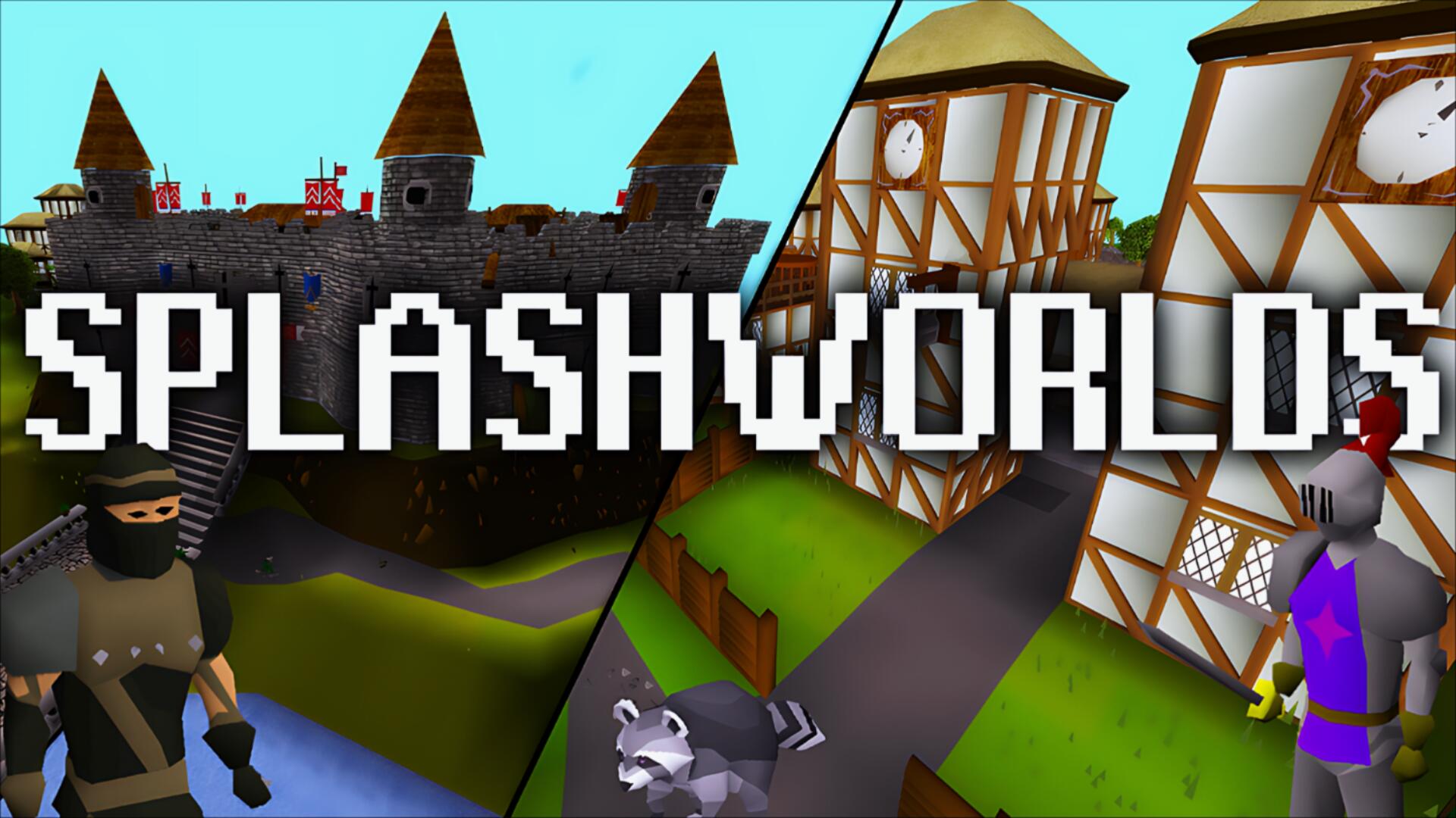 Discovery splash banner for Splashworlds Discord server