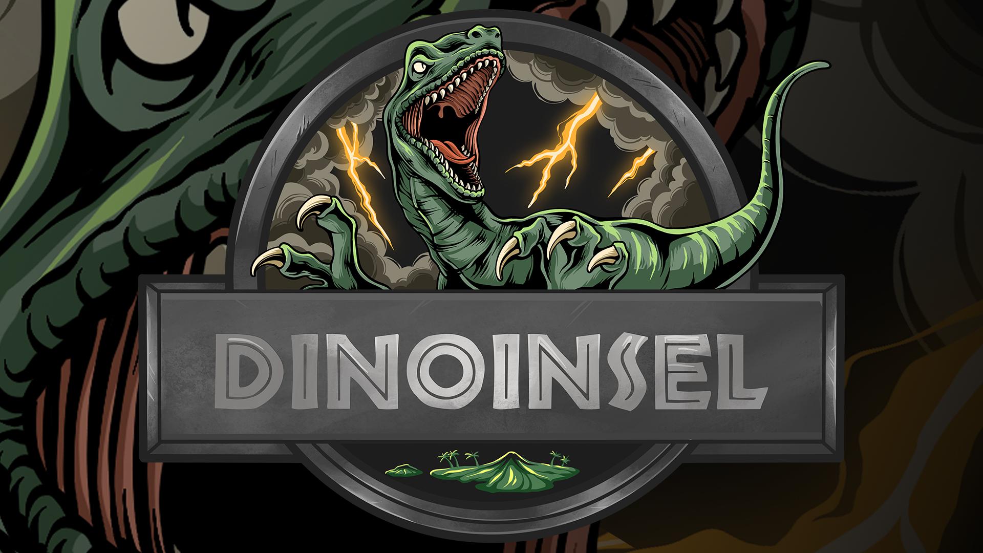 Discovery splash banner for ARK DINOINSEL (www.dinoinsel.de) Discord server