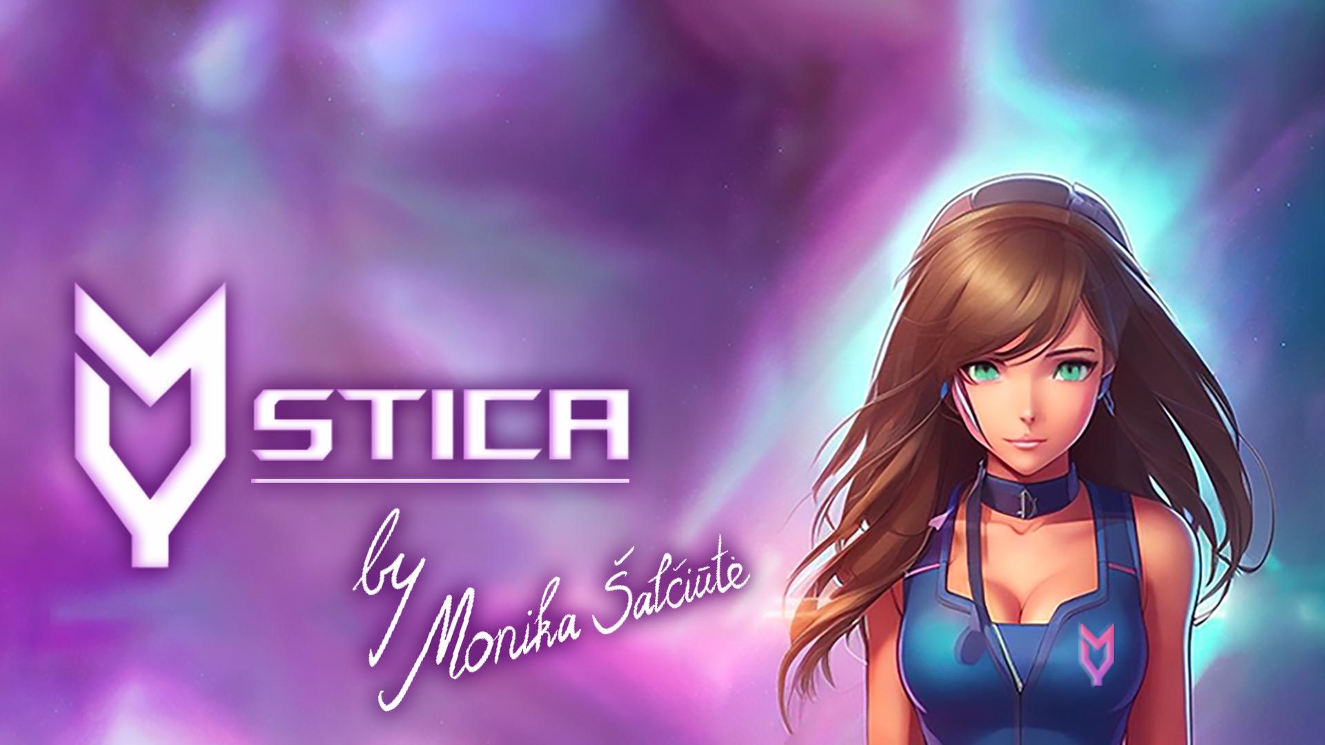Discovery splash banner for MYSTICA by Šalčiūtė Discord server