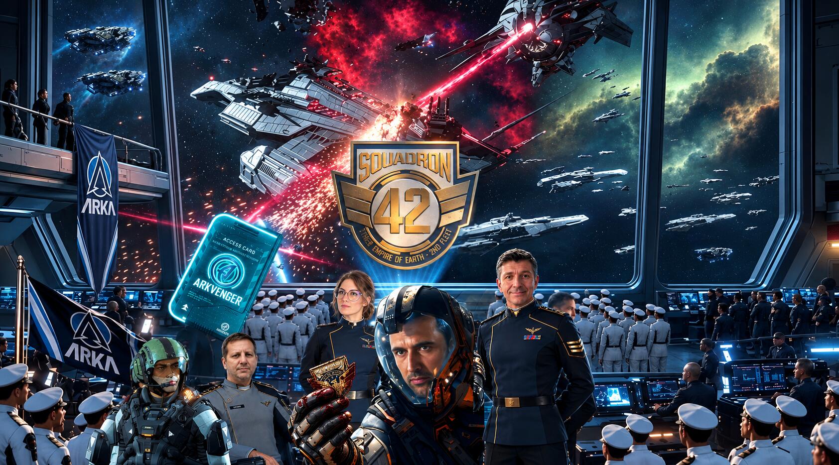 Discovery splash banner for ARKA Discord server
