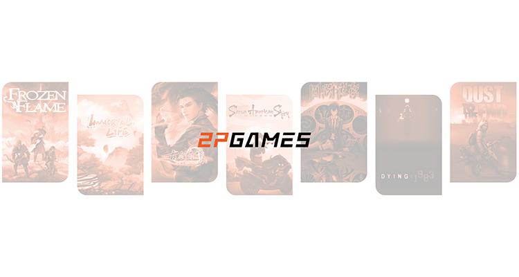 Discovery splash banner for 2P Games Discord server