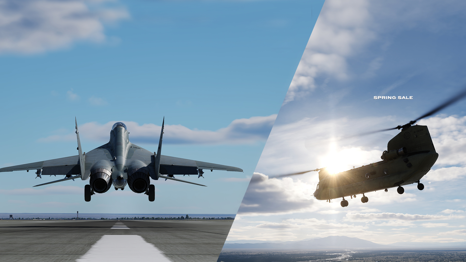 Discovery splash banner for DCS by Eagle Dynamics Discord server
