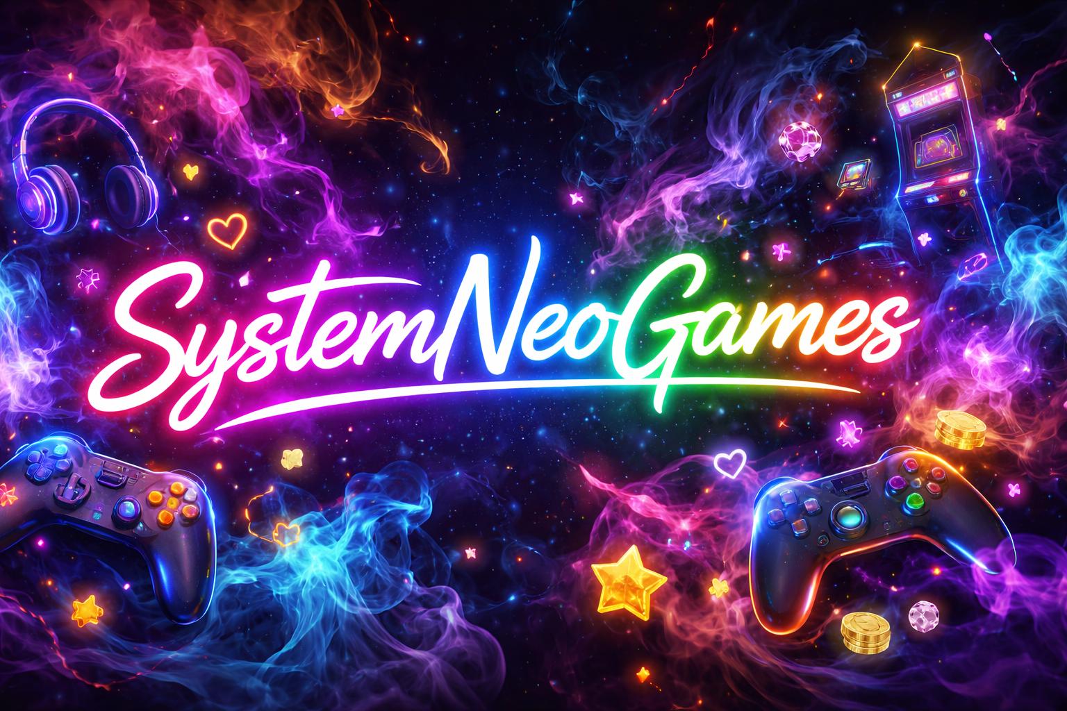 Discovery splash banner for SystemNeoGames Discord server