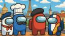 Discovery splash banner for Among Us France Discord server