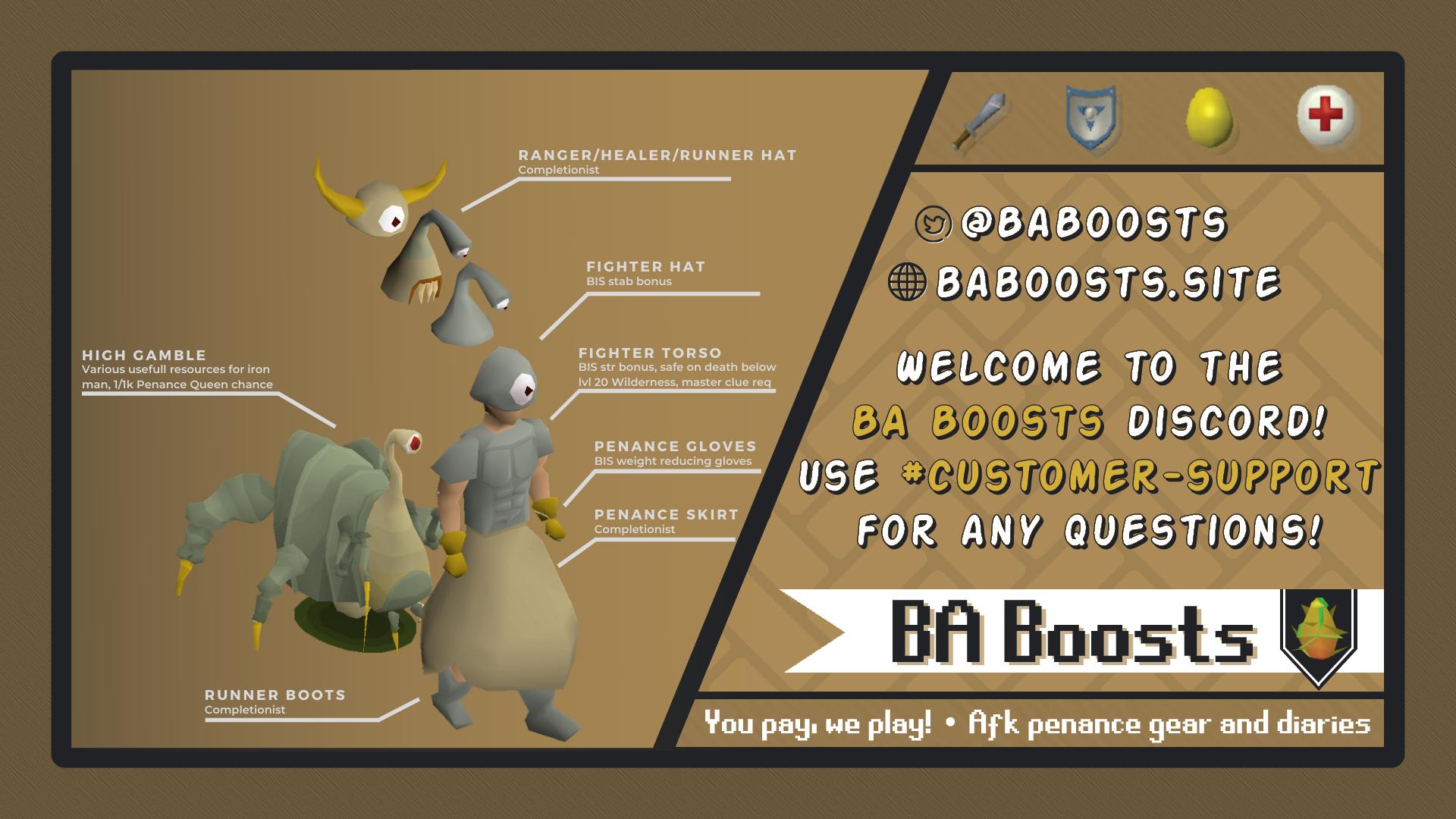Discovery splash banner for BA Boosts Discord server