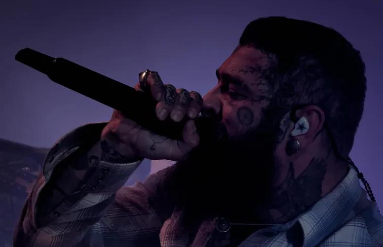 Discovery splash banner for Post Malone Discord server