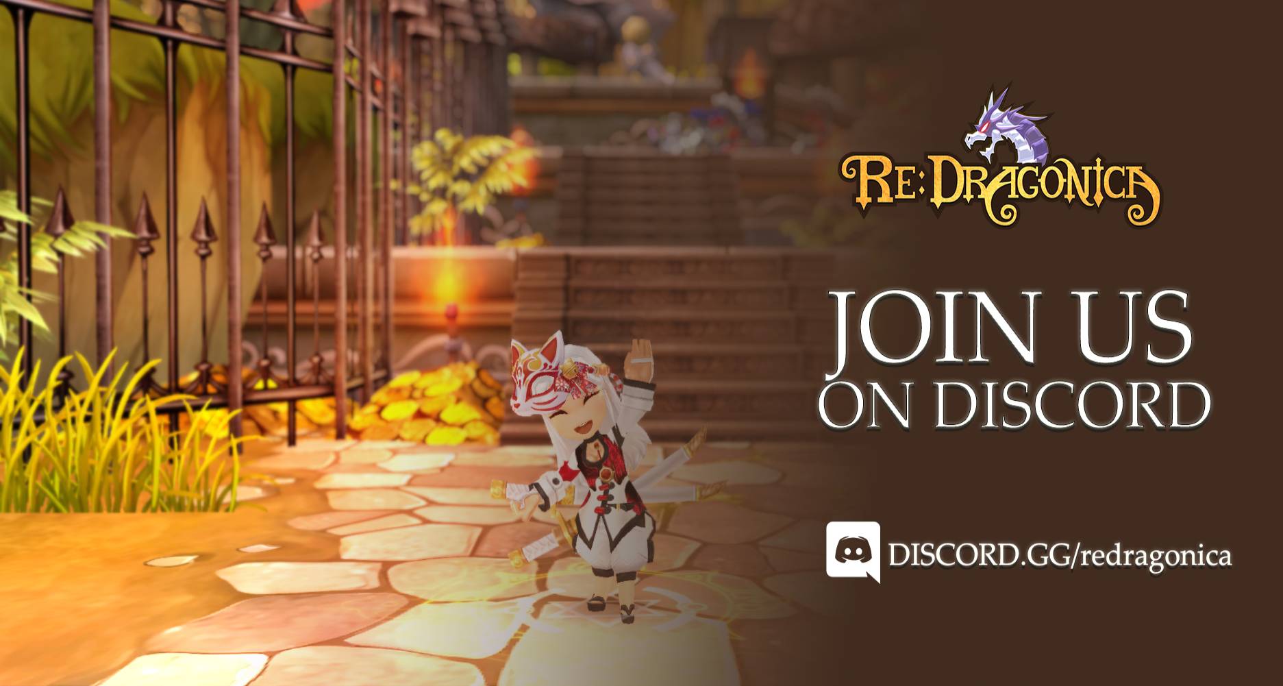 Discovery splash banner for Re:Dragonica Discord server