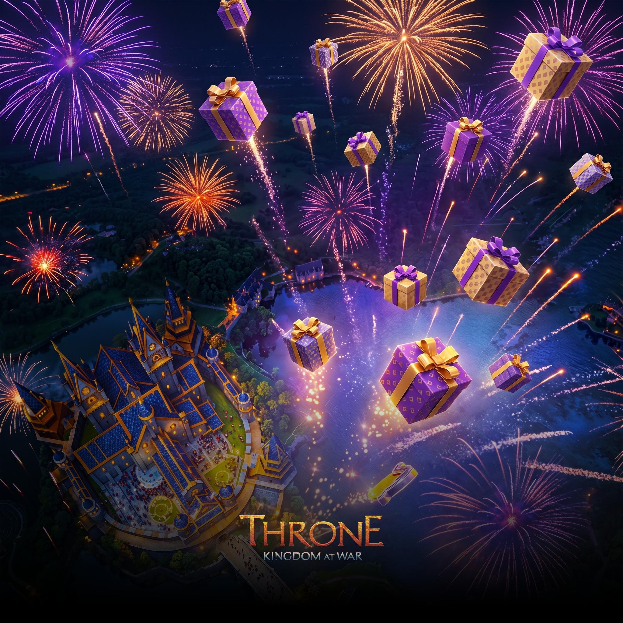 Discovery splash banner for Throne: Kingdom at War Discord server