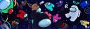 Discovery splash banner for Among Us Discord server