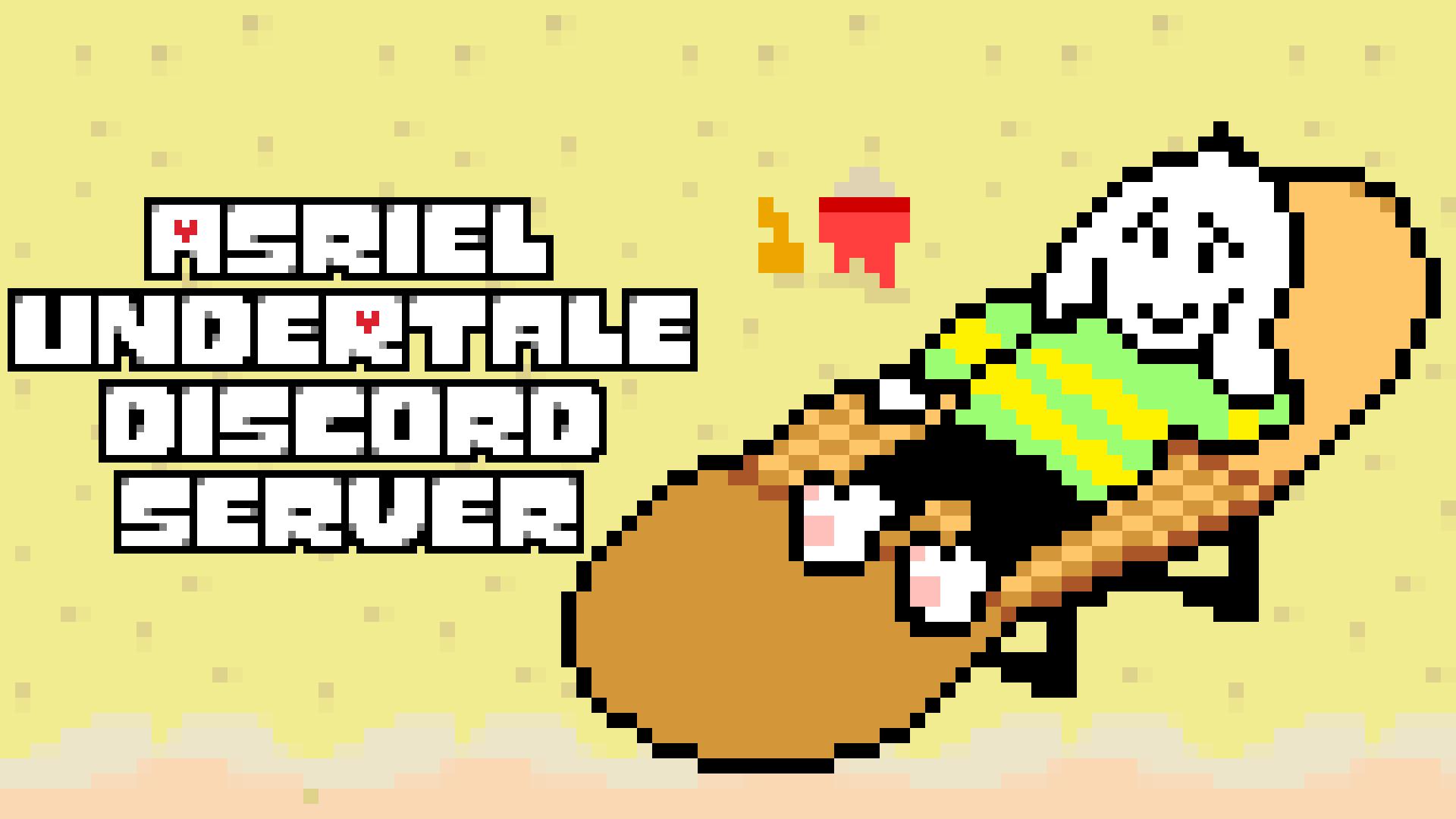 Discovery splash banner for 🌈 Asriel Undertale Discord Server ⭐ Discord server