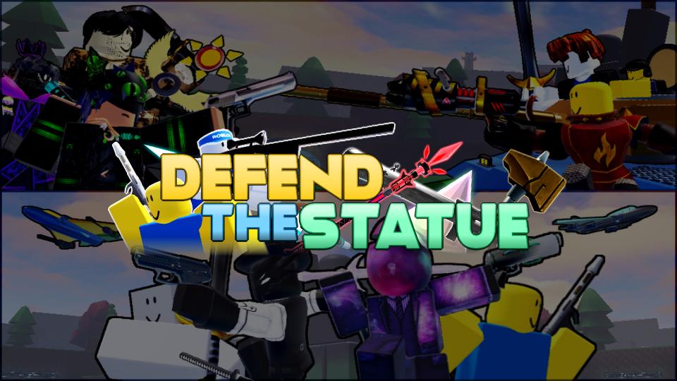 Discovery splash banner for Defend the Statue Discord server