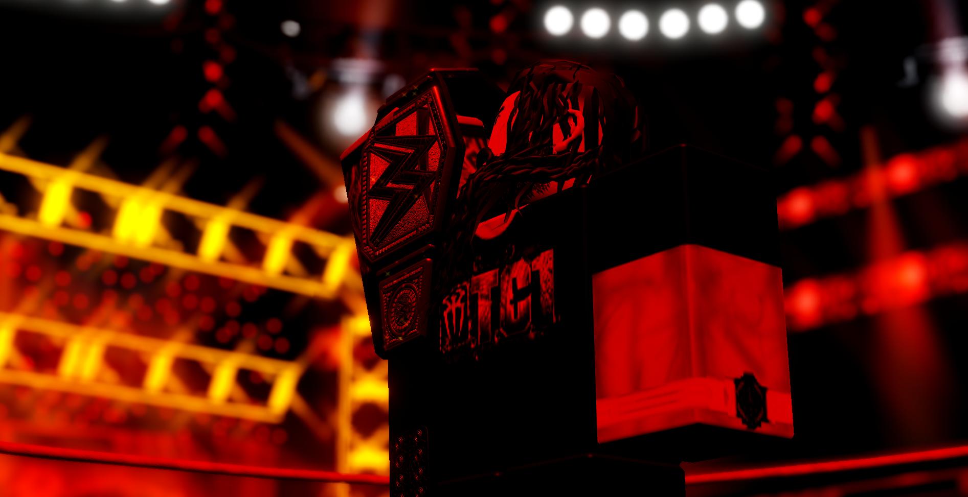 Discovery splash banner for WWE On Roblox | Where Champions Work Discord server