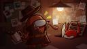 Discovery splash banner for Among Us Brasil (Português) Discord server