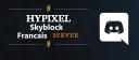 Discovery splash banner for Hypixel SkyBlock FR Discord server