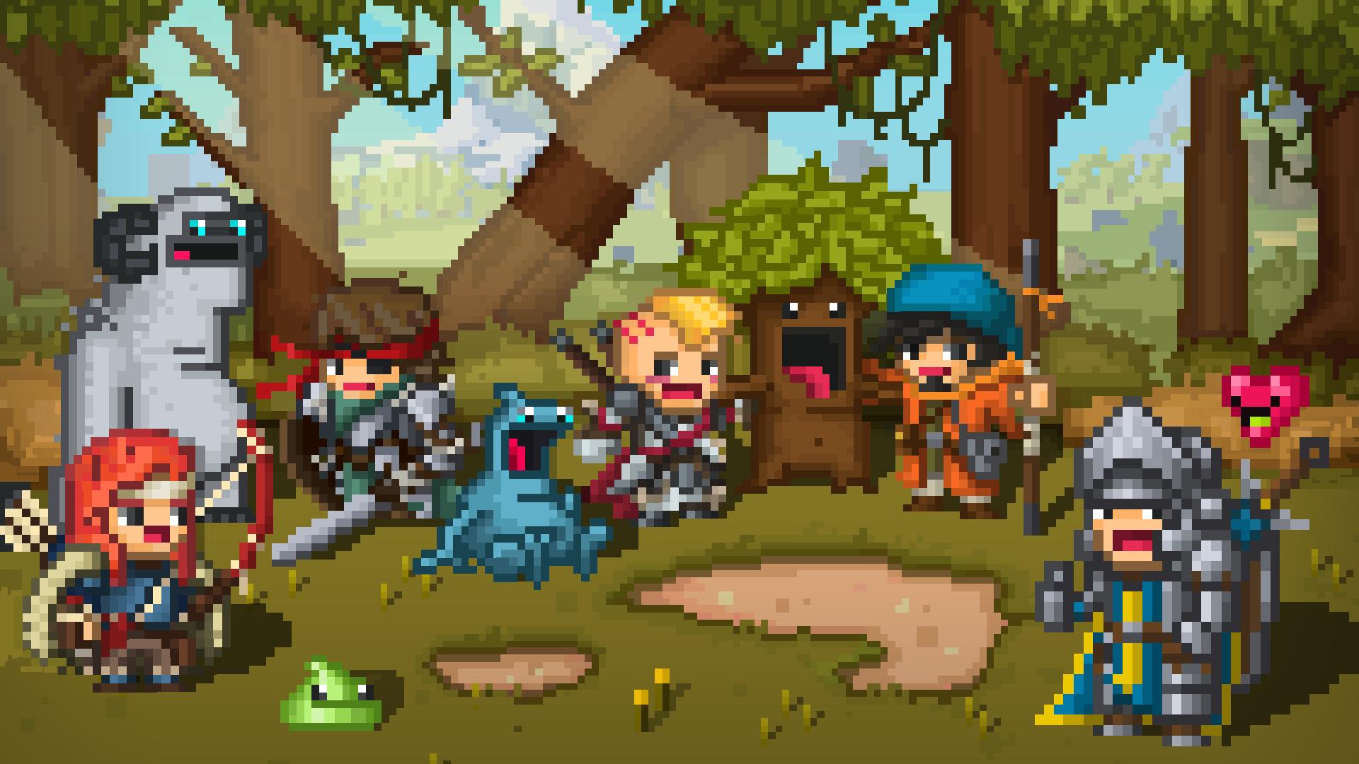 Discovery splash banner for Bit Heroes Discord server