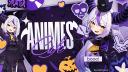 Discovery splash banner for Animes Café #40k Discord server
