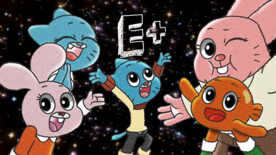 Discovery splash banner for Elmore+ (Gumball) Discord server